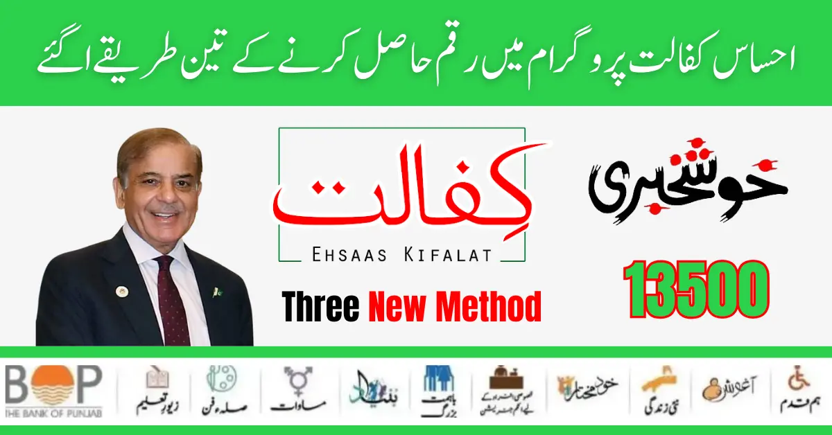 Ehsaas Kafaalat 13500 Program 2 Easy Register Method With Latest Update 2024