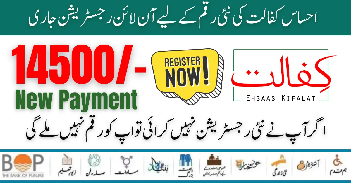 Ehsaas Kafaalat Registration Form Online Procedure 2024 New Update