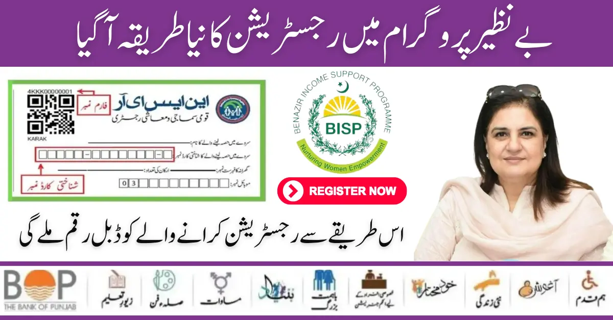 8171 NSER Registry Method Of Benazir Income Support Program Start