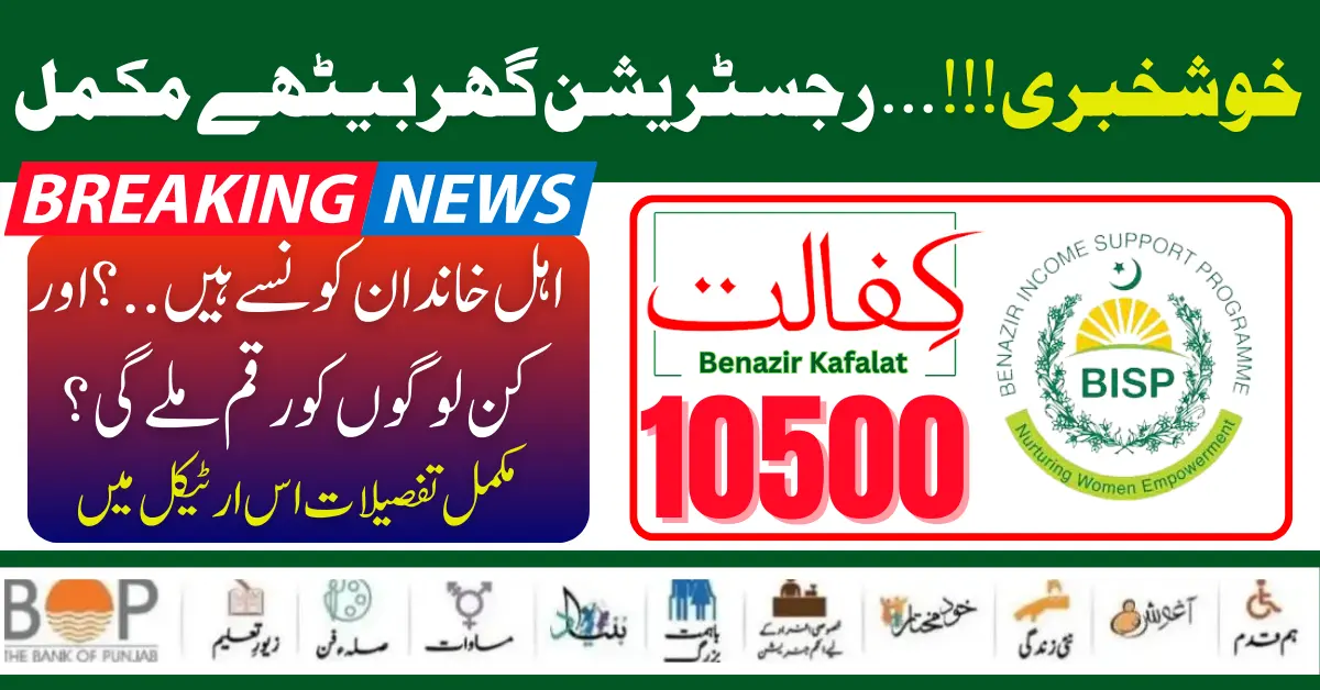 Benazir kafaalat 8171 Registration Portal Form Online 2024 