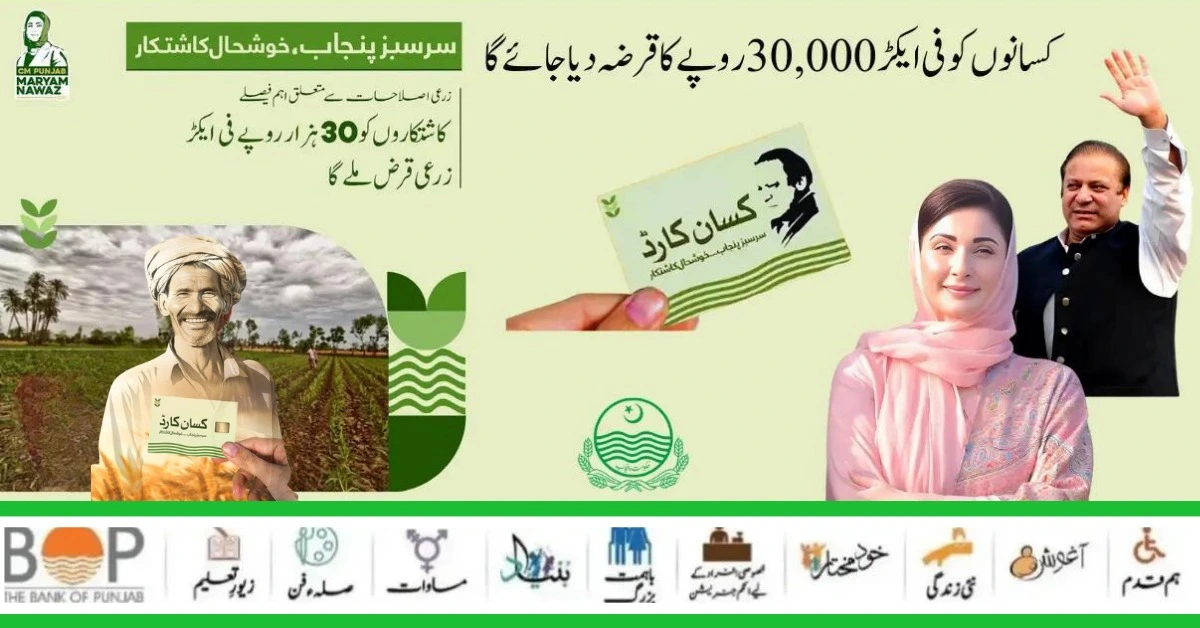 Maryam Nawaz Launch Punjab Kissan Card Scheme For Poor Farmers 