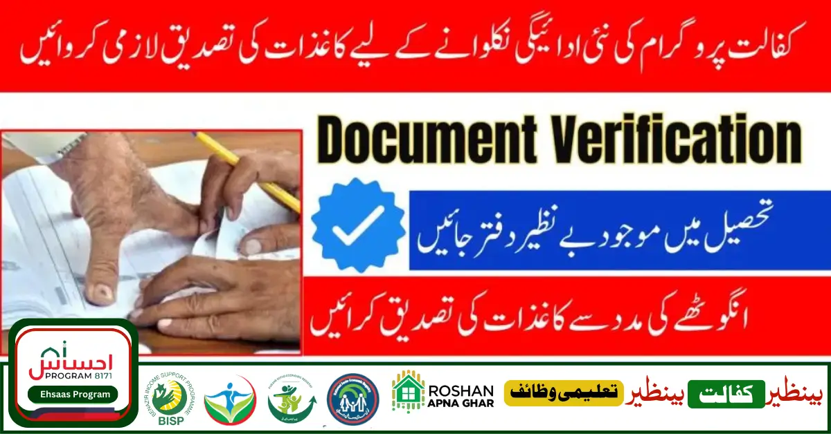 Kafaalat Program10500 New Payment Document Verification Online Procedure Start 2024